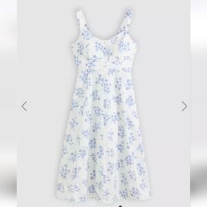 Levi's White and Blue Floral Dress
